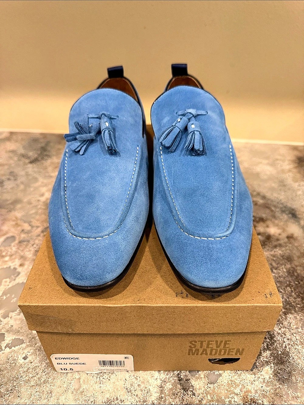 Steve Madden Edwidge Tassel Loafer Blue